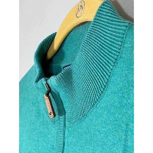 Vineyard Vines Sweater L Green Pullover Preppy Resort Country Club Golf - Picture 7 of 11